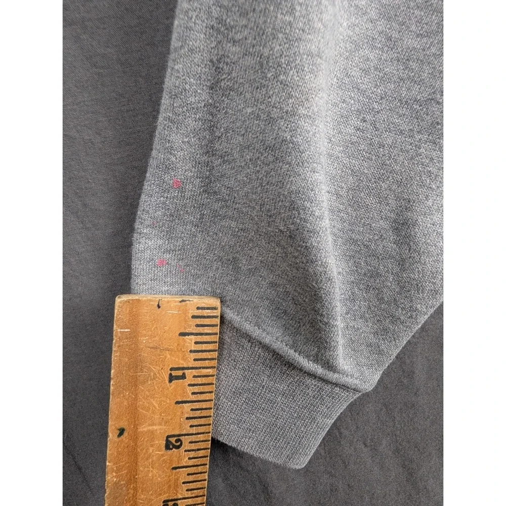 Nike Dri-FIT Big Swoosh Crewneck Sweatshirt Gray Mens XS